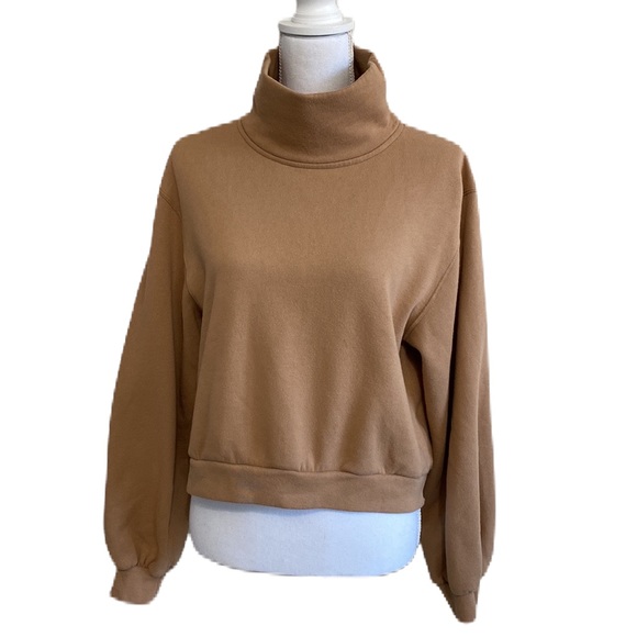 Abercrombie & Fitch Tops - Abercrombie and Fitch High Neck Crop Sweatshirt Size S